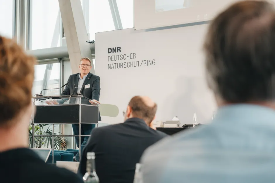 Jörg-Andreas Krüger auf dem Podium